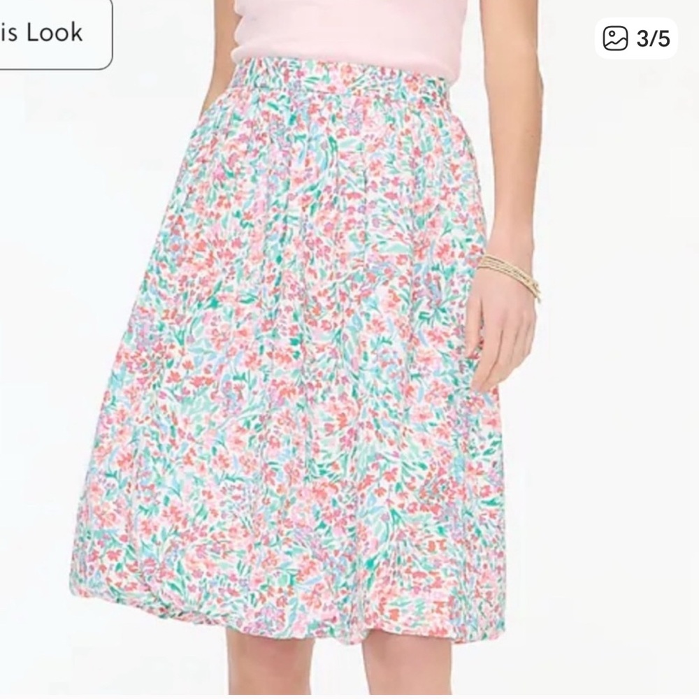 J.Crew Factory Bubble Skirt Print Women's Skirt -XS